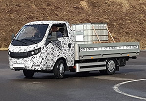 Электромобиль CITY E-TRUCK многофункционального назначения с кузовом каркасно-панельной конструкции